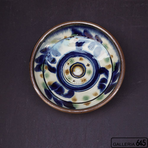 6寸鉢（青波）：福田健治:039301-2