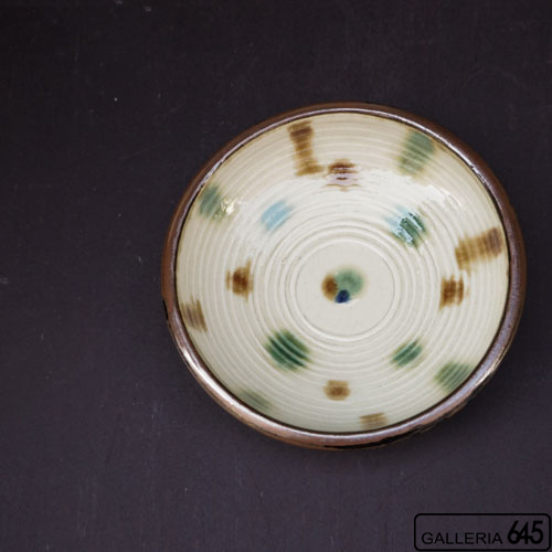 6寸鉢(ドット):福田健治:039301-4