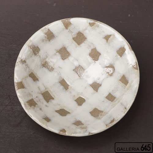 7寸皿:強戸窯 :056101-2