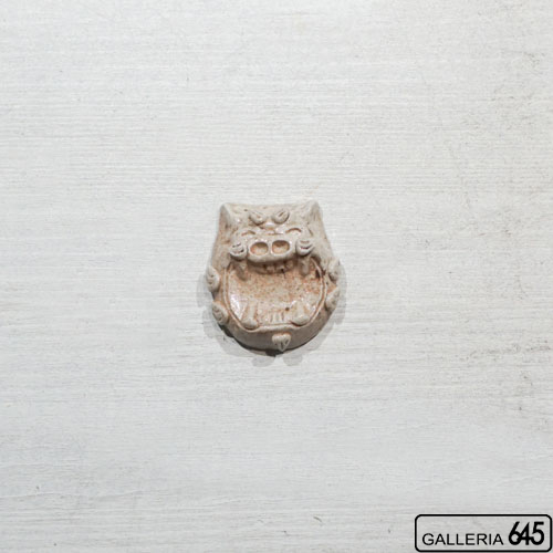 シーサー箸置き（白土）：大海陽一 ：059025