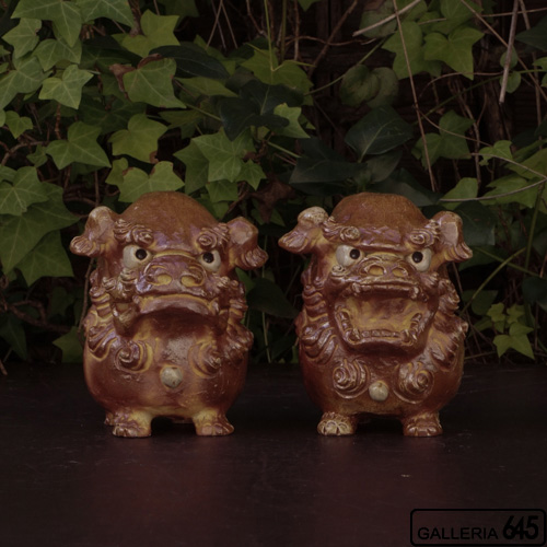 丸シーサー（茶）