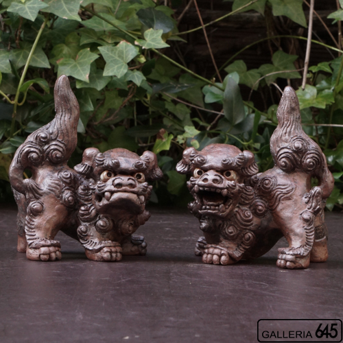 【定価の50%OFF】手捻岩獅子＠大海 陽一 上焼 シーサー 置物 沖縄県産 シーサー