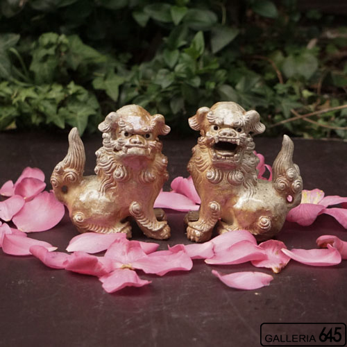 シーサー（小）【送料無料】：大海陽一 ：059046