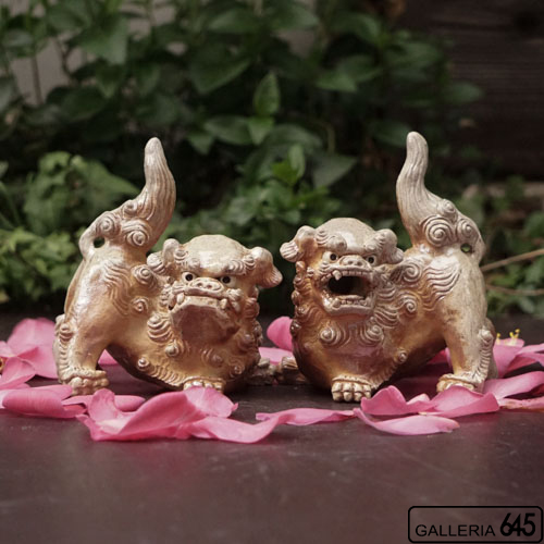 シーサー（小）【送料無料】：大海陽一 ：059047