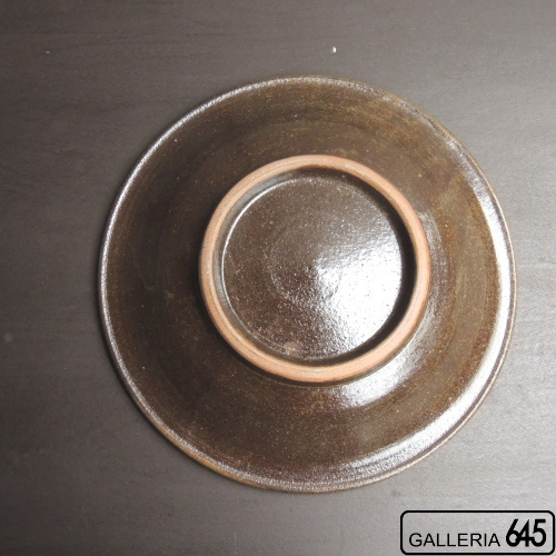 7寸皿（呉須）：野本 周