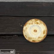 3寸皿（茶/花）：松田共司 ：014006-26