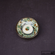 3寸皿（格子）：福田健治：039098
