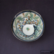 5寸鉢（格子）：福田健治:039300-5