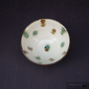 5寸鉢（カラードット）：福田健治:039300-7