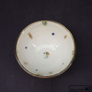 5寸鉢（カラードット）：福田健治:039300-8
