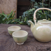 汲み出し（銅釉）：かねき陶房　菊地 穣 ：054039