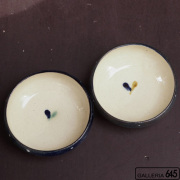 子ども鉢（青ドット模様あり）：ポープ奈美：066092
