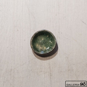 豆皿（緑ドット）：ポープ奈美：066146-3