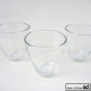 コーングラス（クリア）：吹きガラス工房彩砂（ルリ）：086004