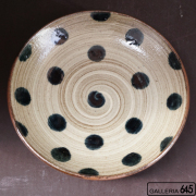 7寸皿（ドット）：谷口室生：088128