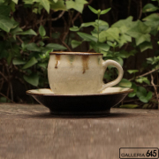 カップ＆ソーサー（緑茶）：菅原　謙 ：096018-1