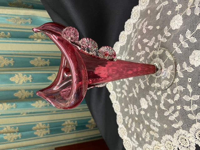 クランベリーガラス花瓶