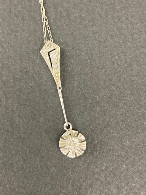 エドワーディアンダイヤネックレス