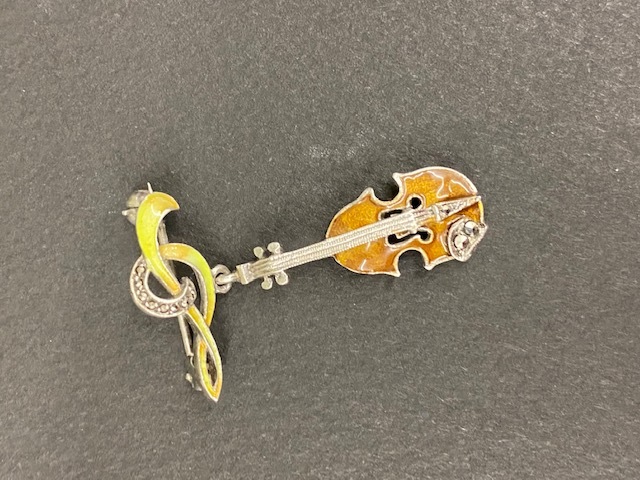 ヴァイオリンブローチ