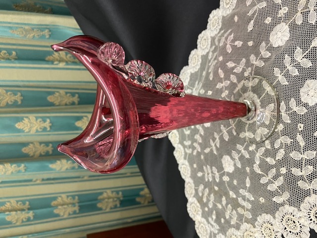 クランベリーガラス花瓶