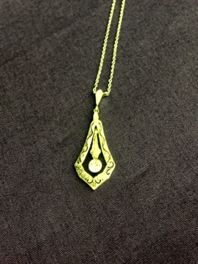 エドワーディアンダイヤネックレス sold