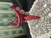 クランベリーガラス花瓶