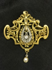 ベルエポックフランスブローチ