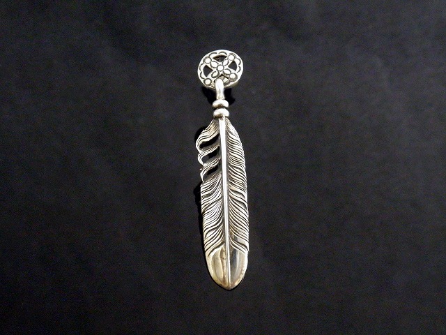 シルバーアクセサリー通販　メンズ/フェザー　ピアス
