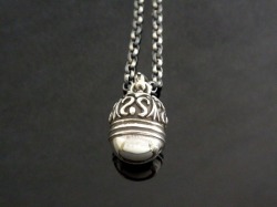 シルバーアクセサリー通販　メンズ/鈴　リング