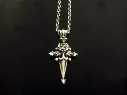 シルバーアクセサリー通販　メンズ/クロス　ネックレス