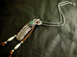 フェザーセットネックレス