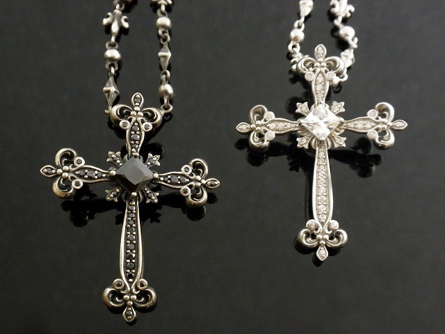 K-SMITHシルバーペアネックレス】クロスペンダントトップ＆デザイン  