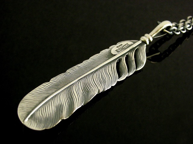 K-SMITH ダブルフェザー ネックレス SILVER 楽天市場】ケースミス K-SMITH フェザー シルバー ネックレス