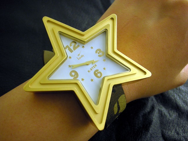 送料無料】K-STER 星型腕時計 ゴールドメッキ 【K-SMITH】