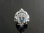 シルバーアクセサリー通販　メンズ/クロス　リング