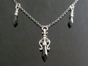 シルバーアクセサリー通販　メンズ/オニキス　ネックレス