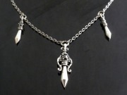 シルバーアクセサリー通販　メンズ/シャンデリア　ネックレス