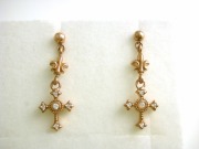 シルバーアクセサリー通販　メンズ/クロス　ピアス