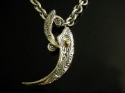 メンズシルバー K-SMITH イーグルクロウチョーカー