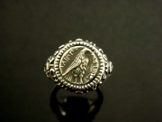 シルバーアクセサリー通販　メンズ/古代コイン　リング