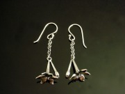 誕生花ピアス　ブバルディア