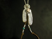 フェザーセットネックレス