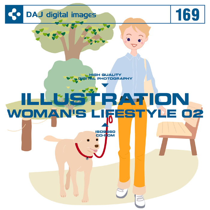 DAJ169 ILLUSTRATION  WOMAN'S LIFESTYLE 02 【イラストシリーズ～女性のライフスタイル02】