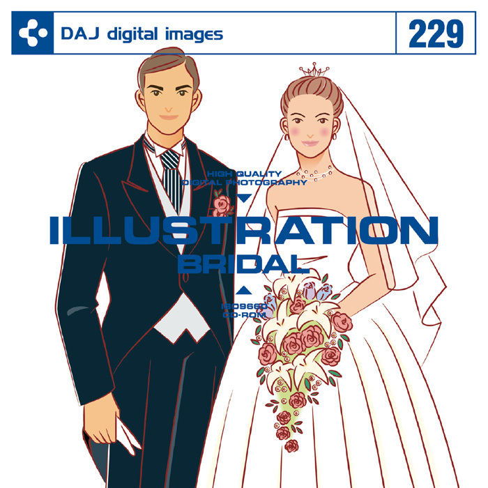 DAJ229 ILLUSTRATION / BRIDAL 【イラストシリーズ～ブライダル】