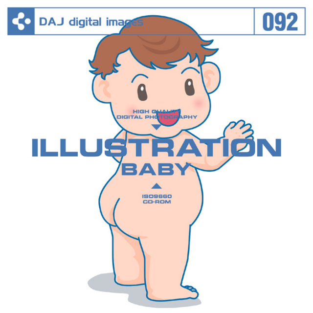 DAJ092 ILLUSTRATION  BABY 【イラストシリーズ～赤ちゃん】