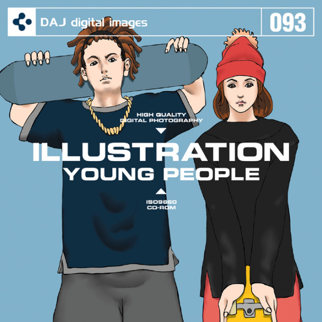 DAJ093 ILLUSTRATION YOUNG PEOPLE 【イラストシリーズ～ヤングピープル】