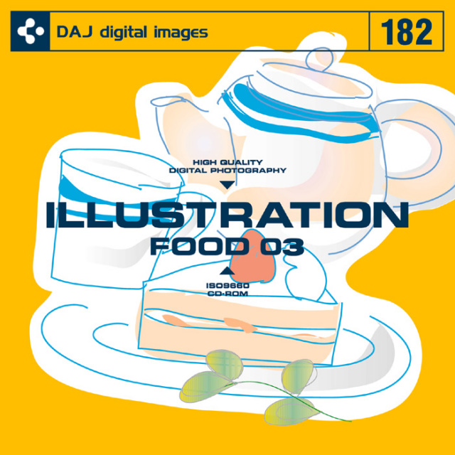 DAJ182 ILLUSTRATION  FOOD 03 【イラストシリーズ～食べ物 03】