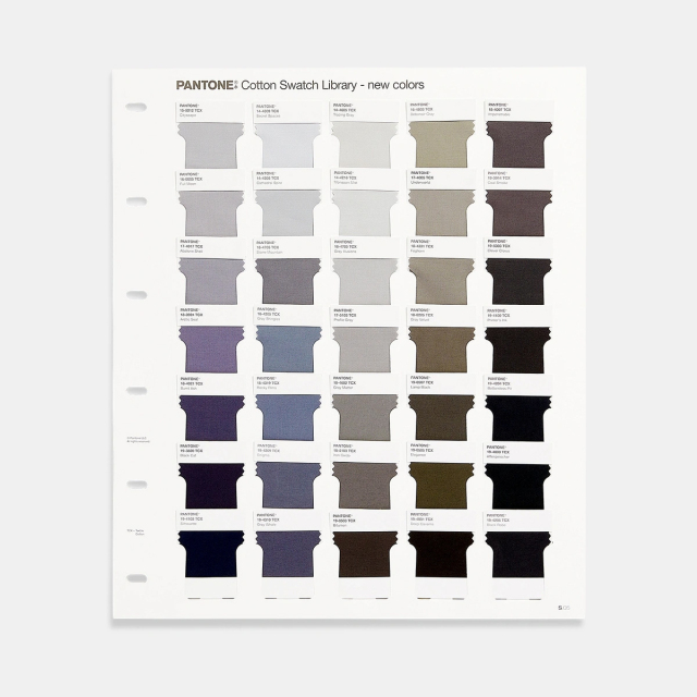 お取寄せ】PANTONE パントン FHI コットンスワッチライブラリ +