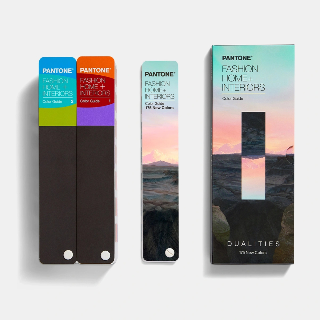 PANTONE パントン FHI カラーガイドおよび新色Dualities デュアリ