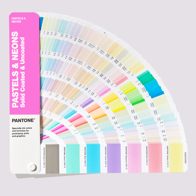 PANTONE パステル&ネオン・ガイド（コート紙＋上質紙）